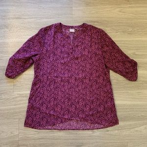[Chico's] Purple Blouse Size L (2)